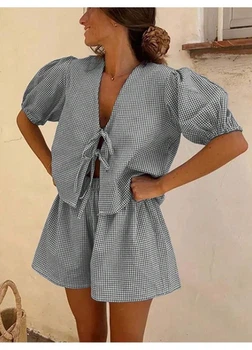 Блуза SHEIN M Чорно-білий sz2406014728231568