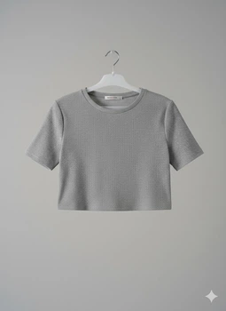 Топ SHEIN 158 Серый 31-0097