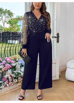 Комбинезон SHEIN XL Темно-синий sz2402295599935584