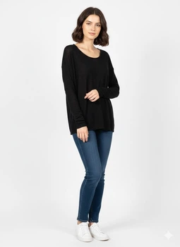 Пуловер H&M S Черный 0217234