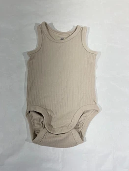 Боди майка H&M 62 Темно-бежевый 1145130_тем.беж