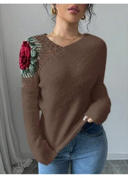 Джемпер SHEIN S Коричневий sz2411136016289848