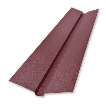 Ендова декоративная 75×75 RAL 3005 винно-красный мат