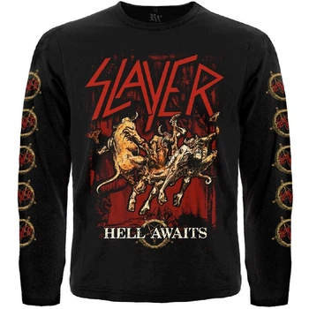Футболка з довгим рукавом Rockway Slayer "Hell Awaits" Чорний, Розмір M