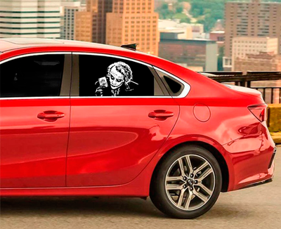 Наклейки на боковые окна авто ARB 3D TUNING STUDIO Джокер 1480х500мм=2штуки