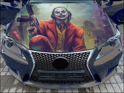 Наклейка на капот ARB 3D TUNING STUDIO Джокер автомат 1500х1200х0.15мм