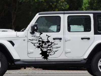 Наклейка на капот двери багажник ARB 3D TUNING STUDIO Череп 530х490х0.070мм