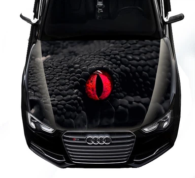 Наклейка на капот ARB 3D TUNING STUDIO Змея глаз 1500х1200х0.080мм