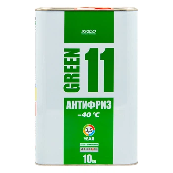 Антифриз Xado Antifreeze Green G11 -40⁰С зелений готовий 10кг XA 50406_