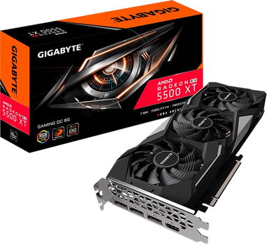 Видеокарта AMD Radeon RX 5500 XT 4GB Gigabyte Gaming OC (GV-R55XTGAMING OC-4GD) Б/У