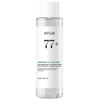 Успокаивающий тонер с экстрактом гуттуинии Anua Heartleaf 77 Soothing Toner, 150 мл