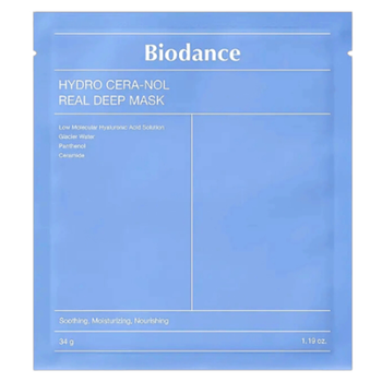 Увлажняющая маска с керамидами Biodance Hydro Cera-nol Real Deep Mask, 1 шт * 34 г