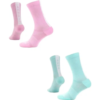 Компресійні шкарпетки короткі для бігу та тренувань Bandit Turbo P&B (2 пари) light pink/light turquoise M (100082734)