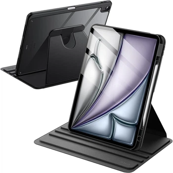 Вращающийся чехол JETech для iPad Air (Черный)