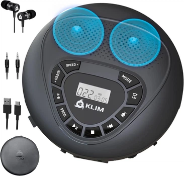 Портативный CD-проигрыватель с Bluetooth, SD и AUX