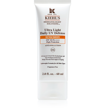 Kiehl’s (Килз) Ultra Light Daily UV Defense Sunscreen SPF 50 PA++++ — ежедневный солнцезащитный крем для лица, 60 мл