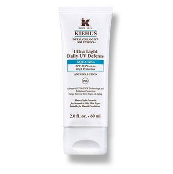 Kiehl's (Килз) Ultra Light Daily UV Defense Aqua Gel — солнцезащитный гель SPF 50 PA++++ для лица от фотостарения, 60 мл