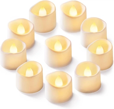 Набір світлодіодних LED-свічок Homemory BKCL 12 шт. з ефектом мерехтіння Warm White