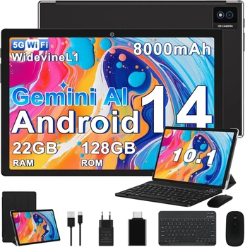 Планшет 10.1" Biegedy B29 6+16/128Gb 8 ядер Android 14 8000 mAh Черный