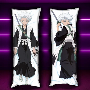 Дакимакура 150х50 см Тоширо Хицугая Блич Тосиро Хицугая Toushirou Hitsugaya bleach Подушка с наволочкой двусторонняя (0166599)