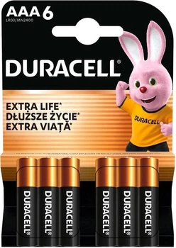 Батарейка Duracell Duralock Basic AAA/LR03 BL 6шт