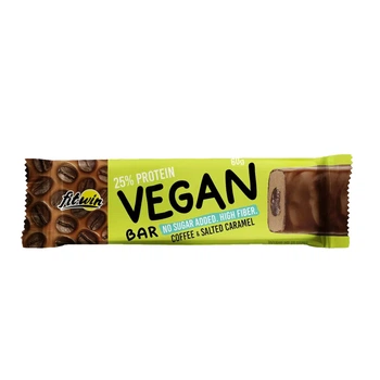 Протеїновий батончик FitWin Vegan Bar кава-солона карамель 50г