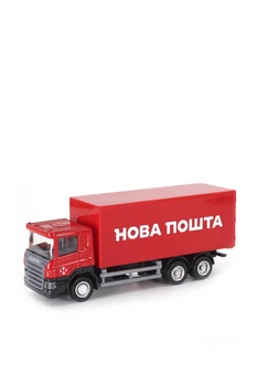 Автомодель - SCANIA НОВА ПОШТА цвет красный TECHNODRIVE ЦБ-00288979