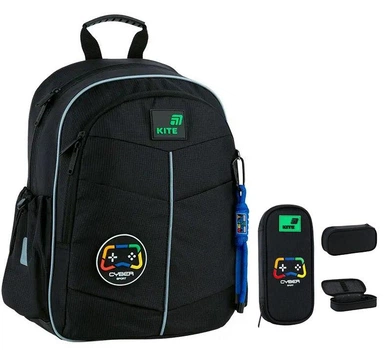 Рюкзак шкільний + пенал Kite Education Cyber K26-771S-3