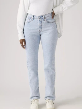 Jeansy regular fit damskie Levi`s 501 Curve Lightweight 0066J-0000 W28L32 Błękitne (5401187797045)