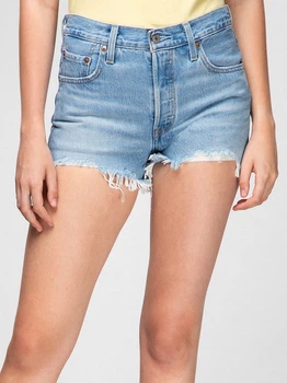 Шорти джинсові короткі жіночі Levi`s 501® Original Short 56327-0086 27 Сині (5400816690023)