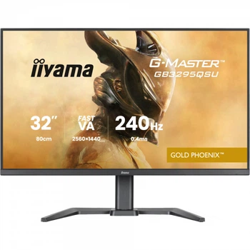 IIYAMA 31.5" 16:9 ігровий va рк монітор, 2560х1440, 0.4 м с (mprt), 240 Гц, 400 кд/м2, FreeSync, hdr400, 2xH gb3295qsu-b1