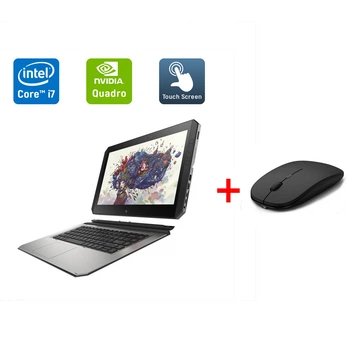 Ноутбук-трансформер Б-класс HP zBook x2 G4 / 14" (3840x2160) IPS Touch / Intel Core i7-8550U (4 (8) ядра по 1.8 - 4.0 GHz) / 16 GB DRR4 / 512 GB SSD / nVidia Quadro M620, 2 GB GDDR5, 128-bit / WebCam / HDMI б/у + Подарок Беспроводная мышь / USB