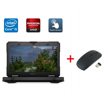Защищенный ноутбук Dell Latitude 14 Rugged 5414 / 14" (1920x1080) IPS Touch / Intel Core i5-6300U (2 (4) ядра по 2.4 - 3.0 GHz) / 16 GB DDR4 / 480 GB SSD / AMD Radeon R7 M360, 2 GB б/у + Подарок Беспроводная мышь USB