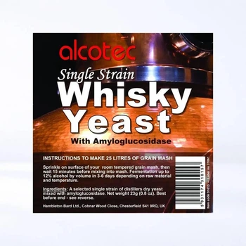 Дріжджі Alcotec Turbo Whisky Yeast Single Strain 23 г, дріжджі для виготовлення віскі