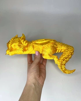 Декор для книжной полки Finding Дракон Андарна Фигурка Золотистый 25 × 10 × 14 см