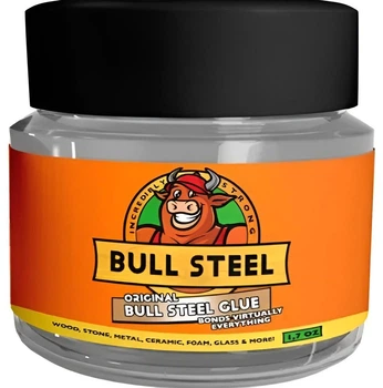 Надміцний універсальний клей Bull Steel Glue для металу пластику, дерева та інших поверхонь 100 г