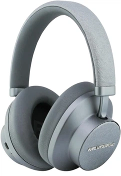 Навушники Karl Lagerfeld Saffiano Elongated Grey (3666339420918)