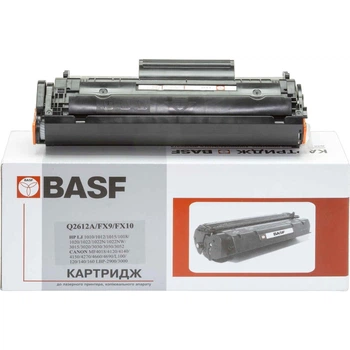 Картридж для HP 12A Q2612A, Q2612L, Q2612AF, Q2612AD BASF 12A/FX-9/FX-10 Black BASF-KT-Q2612-Universal