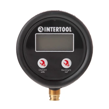 Цифровий манометр, 10 атм INTERTOOL (PT-0501)