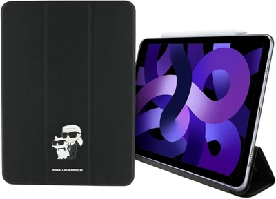 Чехол-книжка Karl Lagerfeld Saffiano Magnetic Karl & Choupette для Apple iPad Air 13" 2024 Black (3666339388058)