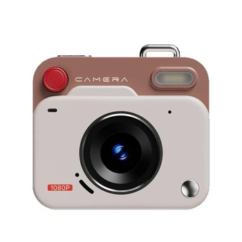 Мини ретро камера Y6000 48 МП Full HD 1080P, экран 1.77 IPS, microSD до 256GB, Type-C, компактная камера-брелок для фото и видео