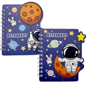 Блокнот на пружині "Космос" 12x12 см, 60 арк (мікс видів)