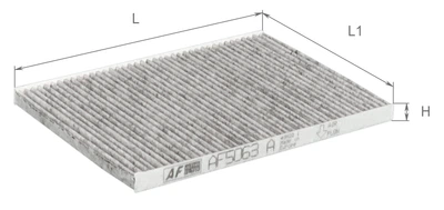 Фильтр салона Alpha Filter ZAZ Forza 1.5 10-, A138107915, угольный (AF5063)