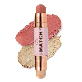 Хайлайтер и румяна Match Stick Highlighter & Blush Bogenia BG637 - №002