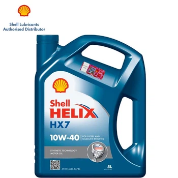 Моторное масло полусинтетическое Shell Helix HX7 10W-40, 5 л