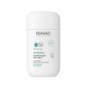 BABE Laboratorios Сонцезахисний мінеральний флюїд Invisible SPF 50 з фізичними фільтрами, 50 мл — Бабе Лабораторіос