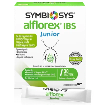 Symbiosys Alflorex IBS Junior – пробиотик при синдроме раздраженного кишечника у детей от 3 лет, 30 саше