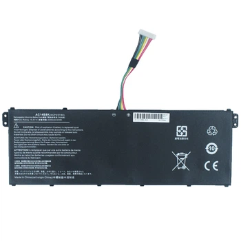 Акумуляторна батарея для ноутбука Acer AC14B8K, 15.2V 2200mAh, сумісна з серіями Aspire E5-771, ES1-511, V3-371, чорна