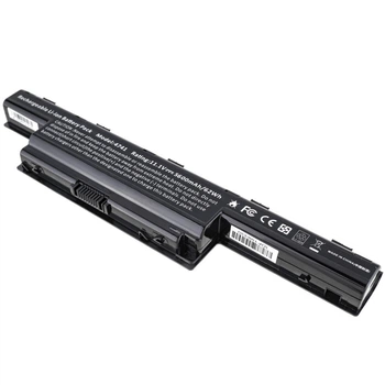 Акумуляторна батарея для ноутбуків Acer AS10D31 10.8V 5600mAh, сумісна з Aspire 4551, 4741, 4771, 5252, 5336, 5551, 5552, TravelMate 5740, eMachines E442, E642 series, чорна (елементи LG / Samsung / Sanyo)