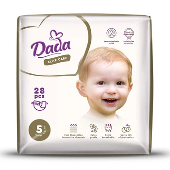 Детские подгузники Dada Elite Care Junior размер 5 (11-25 кг) 28 шт